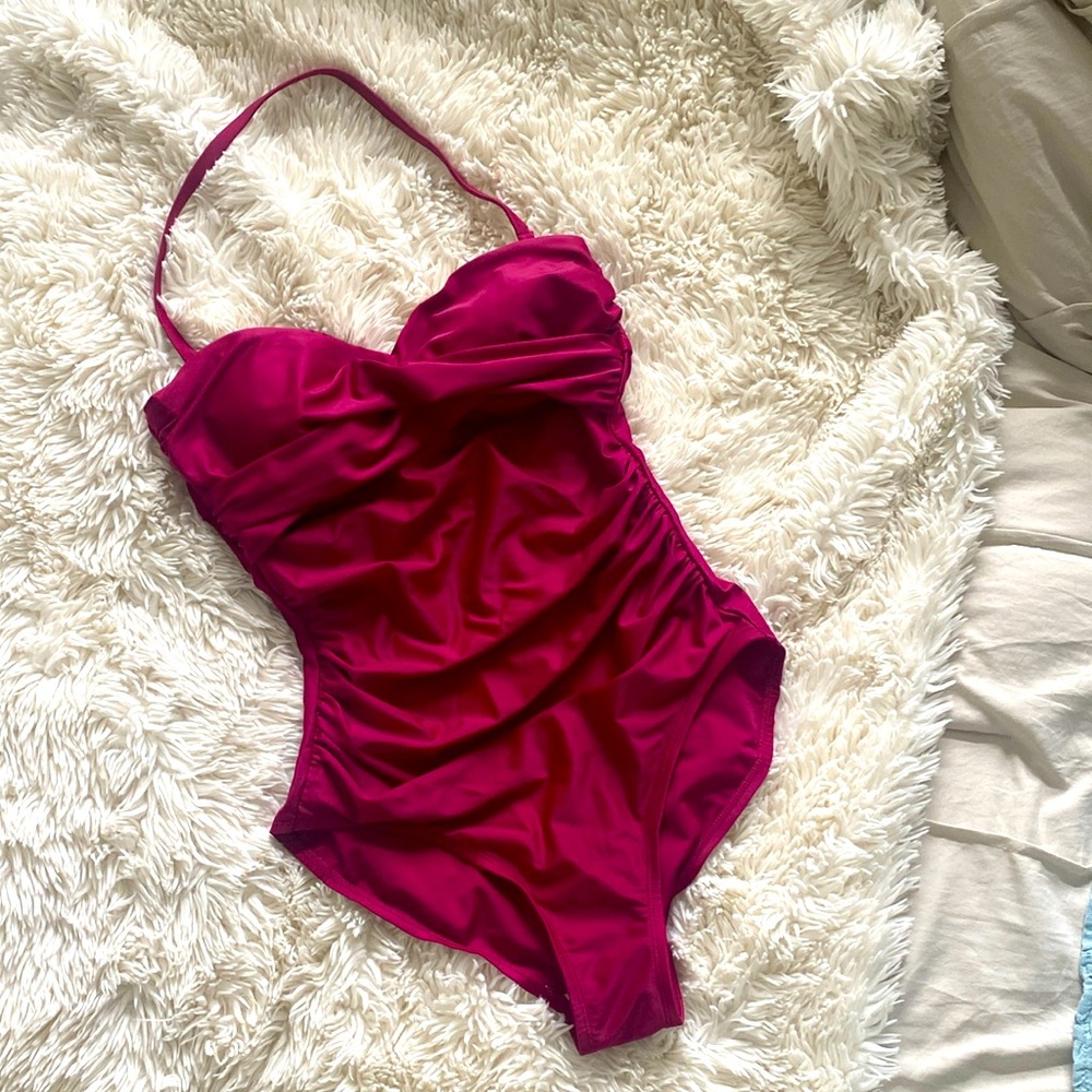 Gorgeous Burgundy Swimsuit Size M!